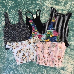SOLD Cropped Tank Top Bundle